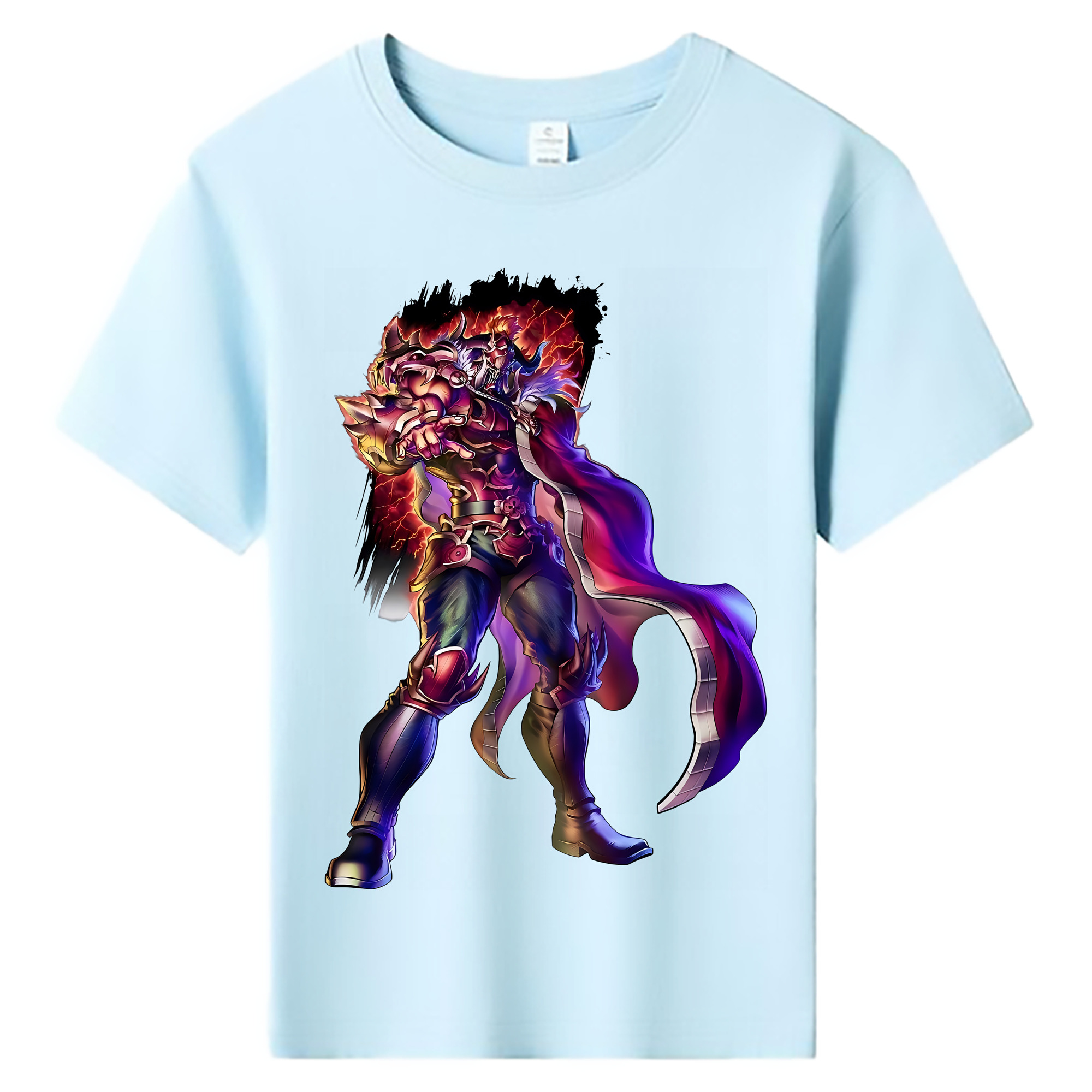 （画像用） 北斗の拳 Fist of the North Star 綿100％キッズTシャツ（フロントプリント）